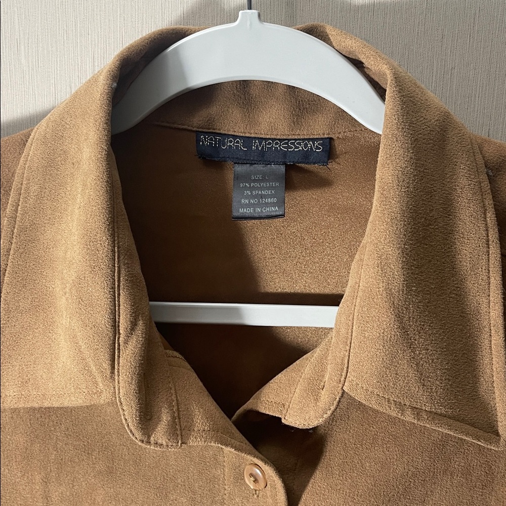 Brown Button Down Shirt - Picture 2 of 5